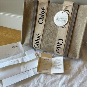 Chloe Woody Tote, medium
